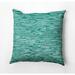 Breakwater Bay Marled Knit Print Outdoor Square Pillow Cover & Insert Polyester/Polyfill blend in Green | 16 W x 6 D in | Wayfair