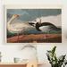 Gracie Oaks 'Pl 381 Snow Goose' - Wrapped Canvas Print Canvas, Solid Wood in Black/Blue/Brown | 12 H x 8 W x 1 D in | Wayfair