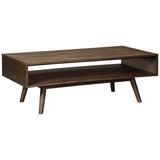 Corrigan Studio® Payson Coffee Table w/ Storage Wood in Brown | 17 H x 23.75 W x 47.75 D in | Wayfair 741A1AAC5666493587FA903CE84E832F