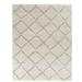 Gray/White 39 x 1.9 in Area Rug - Millwood Pines Ming Geometric Ivory/Gray Area Rug Polypropylene | 39 W x 1.9 D in | Wayfair