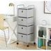 Rebrilliant Mcmaster 4 Drawer Storage Chest Metal/Fabric in Gray | 43.94 H x 16.92 W x 13.98 D in | Wayfair 05EE66C11BEC4C25A179B2B5496871F0