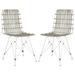 Bay Isle Home™ Lisdale Slat Back Side Chair Wicker/Rattan in White | 33.66 H x 18.13 W x 19.75 D in | Wayfair 6ED2CE6C47FC46CFACF2D8B348B197A4