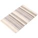 White 24 x 0.16 in Area Rug - Foundry Select Ishee Geometric Handmade Kilim Wool Light Khaki/Brown Area Rug Wool | 24 W x 0.16 D in | Wayfair