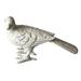 August Grove® Campobello Cast Iron Bird Figurine Metal in White | 4.72 H x 6.89 W x 2.75 D in | Wayfair 1CBF36CB76C14C7589177EFA1177A605