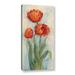 Red Barrel Studio® 'Rembrandt Tulips' - Painting Print Canvas in Green/Red | 24 H x 12 W x 2 D in | Wayfair AEAA500F4D4D4087ACA076A05F522821