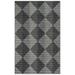 Gray 90 x 60 x 0.05 in Area Rug - George Oliver Snider Geometric Handmade Tufted Wool Area Rug Wool | 90 H x 60 W x 0.05 D in | Wayfair