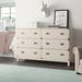 Birch Lane™ Dania 6 Drawer 59.75" Double Dresser Wood in Gray | 37 H x 59.75 W x 18 D in | Wayfair 38A8909CF70743A099698DD2CC7736C5