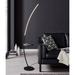 Orren Ellis Seine 68" LED Tray Table Floor Lamp Metal in Black | 67.5 H x 16 W x 10 D in | Wayfair D348D7B18A8F4C4BA88E6D6909C543C0
