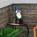 Trinx Yoga Gnome Statue Resin/Plastic in Blue/Green/Red | 11.75 H x 5 W x 6 D in | Wayfair DABF963D92E74EBAB0FC9AB4BA29AC85