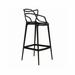 Orren Ellis Bar & Counter Stool Plastic/Acrylic in Black/Brown | 1,Counter Stool (26" Seat Height) | Wayfair 1FCD41E0DC6E496DA49C9BEAAE6DC6F5