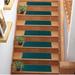 0.3 x 6.5 W in Stair Treads - Purhome Slip Resistant Machine Washable Solid Color Low Pile Stair Treads Synthetic Fiber | 0.3 H x 6.5 W in | Wayfair