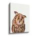 Redwood Rover 'Owl So Curious Bird' - Print Canvas in Brown/Green | 8 H x 10 W x 2 D in | Wayfair BD88BC4C699746BE9AED45AEB0F78454