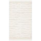 White 24 x 0.39 in Indoor Area Rug - Dakota Fields Handmade Tufted Wool Ivory Area Rug Wool | 24 W x 0.39 D in | Wayfair