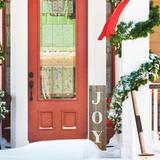 The Holiday Aisle® Joy Christmas Sign for Porch or Wall Wood in Gray | 36 H x 11 W x 1 D in | Wayfair B1CF0DB87CB74F66A7AABC36915E5A53