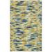 White 24 x 0.41 in Area Rug - Ivy Bronx Hallberg Striped Tufted Tan/Navy Area Rug Polyester | 24 W x 0.41 D in | Wayfair