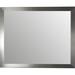 Birch Lane™ Amaro Industrial Modern & Contemporary Wall Mirror Metal in Gray/White | 35.5" H x 29.5" W | Wayfair A27EC3CC74AA4EC7994774663B5A54D1