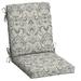 Arden Selections Outdoor Dining Chair 3.5" Cushion Polyester in Gray | 3.5 H in | Wayfair ZM09173B-D9Z1