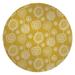 Winston Porter Hymera Low Pile Carpet Straight Round Chair Mat in Yellow | 0.08 H x 60 W x 60 D in | Wayfair C64F3ADAFDF64E14B57F7DDC159115B1