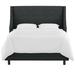 Mercury Row® Bernadine Upholstered Low Profile Standard Bed Polyester in Black | 56 H x 67 W x 85 D in | Wayfair A494A8760C294B41B33A52D31B3079E8