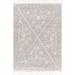 Gray 87 x 63 x 0.24 in Area Rug - Dakota Fields Oriental Charcoal/Ivory Area Rug Polyester | 87 H x 63 W x 0.24 D in | Wayfair