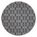 Foundry Select Marble Hill Low Pile Carpet Straight Round Chair Mat in Gray | 0.08 H x 60 W x 60 D in | Wayfair 69AC7AF350154FCFB2C9A4E99CC7AE17