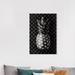 Bay Isle Home™ Food & Cuisine Pineapple Chic Fruits - Wrapped Canvas Print Canvas in Black/Gray | 24 H x 16 W x 0.8 D in | Wayfair