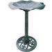 Fleur De Lis Living Aideen Birdbath Plastic in Green | 28 H x 19.8 W x 19.8 D in | Wayfair EAEBDB718B474938A5CAFA9ACFC3D5DA