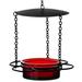 Latitude Run® Diederik Floral Tray Bird Feeder Glass in Red | 21 H x 6 W x 6 D in | Wayfair 57ECE4E376834BAF87B5CFFBF65EAAF1