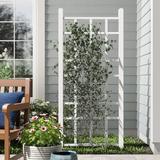 Winston Porter Kenai 66" H x 30" W Vinyl Lattice Panel Trellis Vinyl in White | 66 H x 30 W x 2 D in | Wayfair 35A5FBE45B474124A9CE7CDDFFAD8C5F