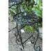 Fleur De Lis Living Harjo Folding Plant Stand Metal in Black | 18 H x 17 W x 17 D in | Wayfair D981445D9B7D46AE9B409F77BC5CF6AE