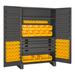 WFX Utility™ Easingwold 72" H x 36.13" W x 24.25" D Cabinet, Wood in Yellow | 78 H x 48.13 W x 24.25 D in | Wayfair