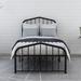 Red Barrel Studio® Bernitta Platform Bed Metal in Black | 42.52 H in | Wayfair 0331DC60016F40F0B823921DB15115E6