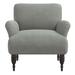 Armchair - Bungalow Rose 81.28Cm Wide Polyester Armchair Polyester in Gray/Black | 33 H x 32 W x 34 D in | Wayfair BB392F43C1B34F6B80682BF747CAA006