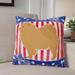 Trinx Patriotic Solid Indoor/Outdoor Throw Pillow Polyester/Polyfill blend | 14 H x 14 W x 3 D in | Wayfair C872E6EA49A54233B0AA92A9ABA428E5