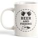 Trinx Beer & Fishing Coffee Mug Ceramic in Black/Brown/White | 4 H in | Wayfair 05FF8050B4EF4B838566BB0AA9E9B4FC