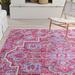 Indigo/Pink 108 x 0.14 in Area Rug - Mistana™ Baby & Kids Tyrese Floral Bright Pink/Bright Purple Area Rug Polyester | 108 W x 0.14 D in | Wayfair