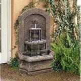 Portofino Cast Stone Wall Fountain Florence & New Italian Art Company | 38 H x 24 W x 17 D in | Wayfair 3537AS