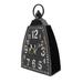 August Grove® Analog Stainless Steel Quartz Tabletop Clock in Black/White Stainless Steel in Black/Gray/White | 12 H x 8 W x 3.25 D in | Wayfair