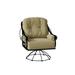 Woodard Derby Outdoor Rocking Chair in Gray/Black | 41.25 H x 35.5 W x 34.75 D in | Wayfair 4T0077-92-01Y