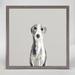 Winston Porter 'Best Friend Whippet' Acrylic Painting Print Canvas in Gray/White | 6 H x 6 W x 1.25 D in | Wayfair 37F2FB7E041441549C774694E611CA9A