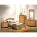 Wooden Platform Bed by Winston Porter kids Wood in Brown | 39 H x 42 W x 78 D in | Wayfair 636BF25DCB5B4CDEBB30B33E0744EA88