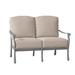 Woodard Casa 53.25" Wide Loveseat w/ Cushions Metal/Sunbrella® Fabric Included in Gray | 35.25 H x 53.25 W x 35.5 D in | Outdoor Furniture | Wayfair