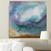 Wexford Home 'Moonstone II' by Norm F.Olson Painting Print on Wrapped Canvas in Blue/Gray | 16 H x 16 W x 1.5 D in | Wayfair HAC16-16187 -16X16