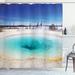 Winston Porter Wilcox Volcanic Hot Spring Single Shower Curtain Polyester | 75 H x 69 W in | Wayfair WNPR1953 39137414