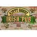 Winston Porter Irish Stout Vintage Advertisement Plaque Wood in Brown/Green/Yellow | 15 H x 26 W x 1 D in | Wayfair