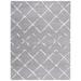 Gray/Ivory Rectangle 2'3" x 4' Indoor Area Rug - Wrought Studio™ Angelka Geometric Grey/Ivory Area Rug 27.0 x 1.18 in white | Wayfair