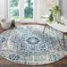 White 36 x 0.37 in Area Rug - Langley Street® Annette Oriental Area Rug in Blue/Ivory Polypropylene | 36 W x 0.37 D in | Wayfair