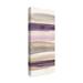 Wrought Studio™ 'Gilded Amethyst I' Acrylic Painting Print on Wrapped Canvas in Brown | 19 H x 8 W x 2 D in | Wayfair