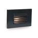 WAC Lighting Hardwired LED Step Light Metal in Black | 3.13 H x 5 W x 1.75 D in | Wayfair WL-LED120-AM-BK