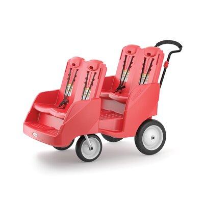 Gaggle 4-Seat Stroller Buggy in Red | 30 H x 58 W x 28.5 D in | Wayfair 4142079
